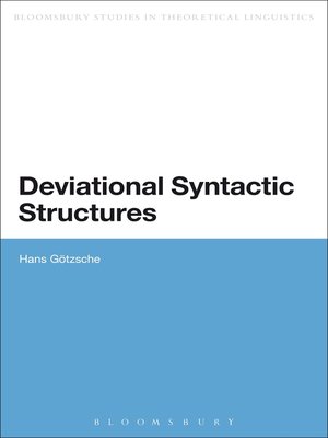 cover image of Deviational Syntactic Structures